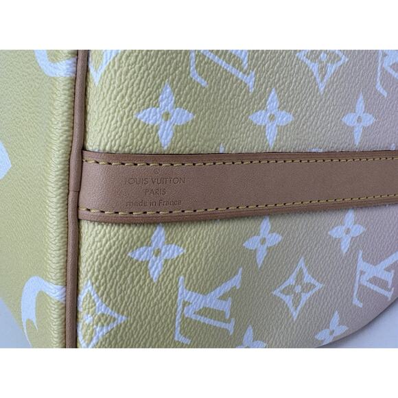 Louis Vuitton Monogram Giant By The Pool Speedy Bandouliere 25 Light Pink C-6 - Picture 10 of 16